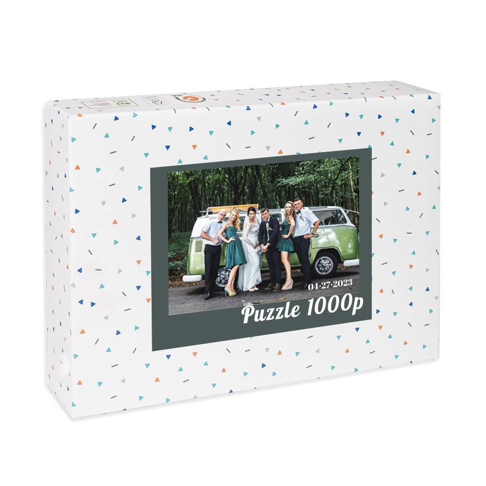 Wanapix | Puzzle Personalizado con Foto y Texto | 1000 Piezas | Regalo Original para Adultos | 69 x 49 cm