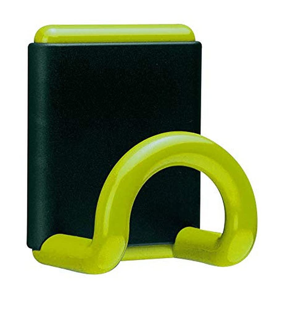 Lot De 3 Patères Magnétiques FIL 1 Crochet 12kg Vert Anis - Fixation Sans Percer
