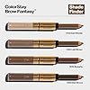 Revlon-Brow-Fantasy-Pencil-Gel-by-ColorStay-Dark-Brown Revlon Eyebrow Gel & Pencil, ColorStay Brow Fantasy 2-in-1 Eye Makeup, Longwearing with Precision Tip, 106 Dark Brown, 0.04 Oz