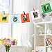 Sunmns Wall Decor Hanging Display Paper Photo Frame Set Compatible with Fujifilm Instax Mini 11 9 8 70 90 26 Camera Films, Mini Link Printer, 30 Piece (Colorful)