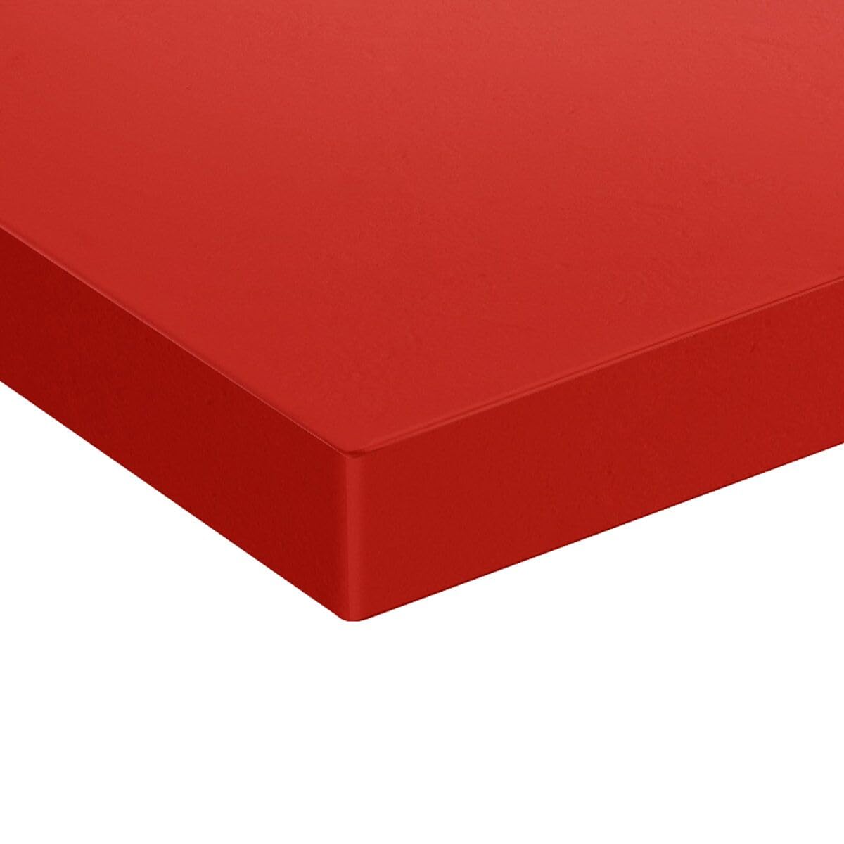 GGM Gastro | FKPRT86 | Schneideplatte für Arbeitstisch - 800x600mm - HACCP-Konform - Rot