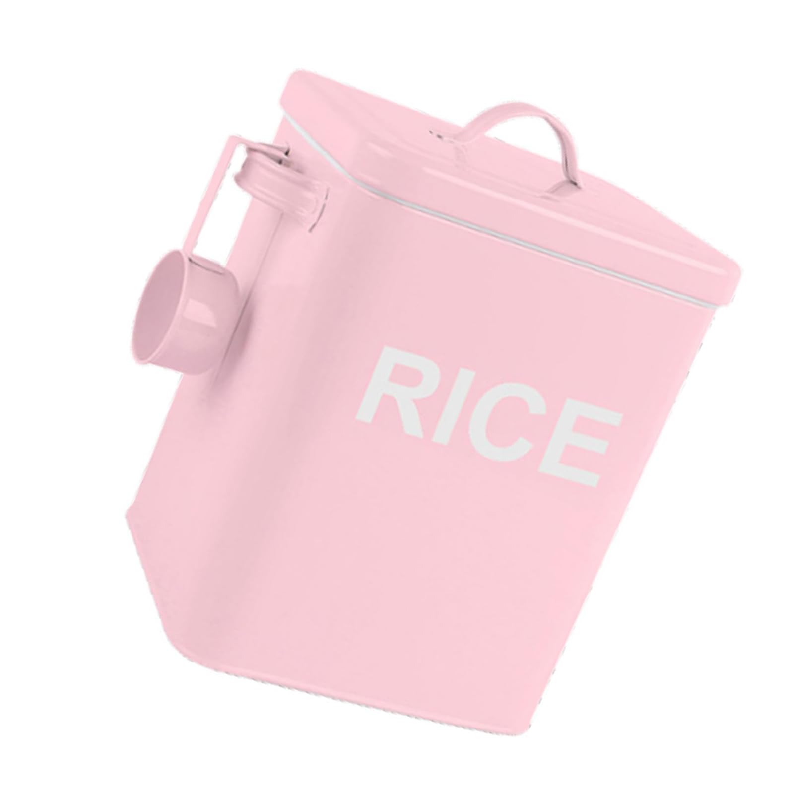 carotoe Sealed Flour Canister Rice Storage Container Countertop Organiser Jar for Grains Bean Rice and Snacks Kitchen Tool Sealed Food Storage