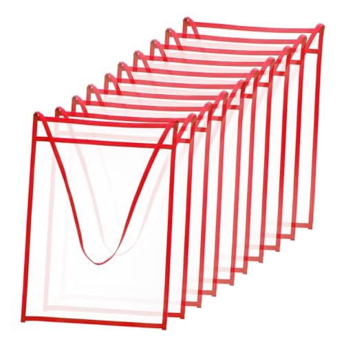 jojofuny 10個 ファイルホルダー ドライ ポケット ドキュメント 透明 消去可