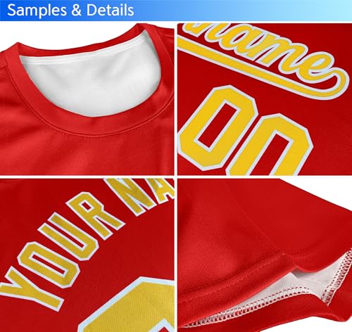 Custom Baseball T-Shirt for Men Women Youth,Short Sleeve Shirts Personalized Printed Name Number Logo4