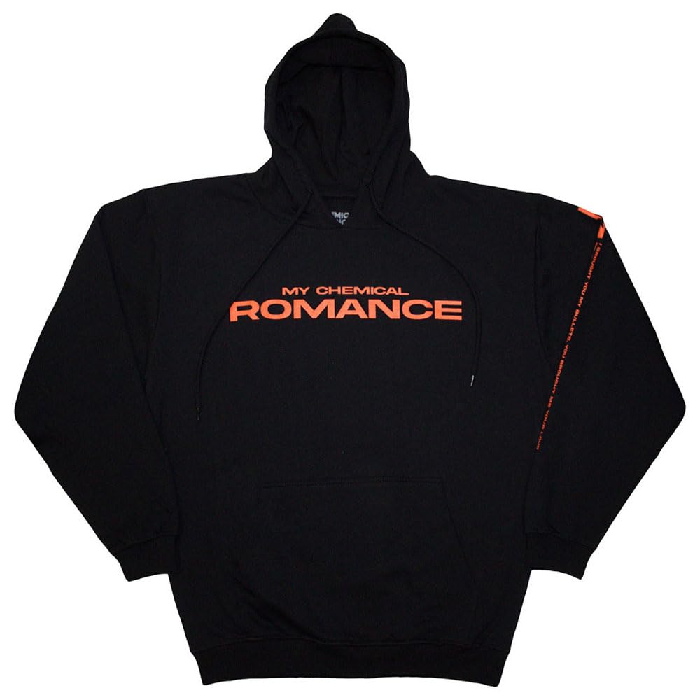 Rock Off officially licensed products My Chemical Romance Romance Bullets Pullover Hoodie M Black