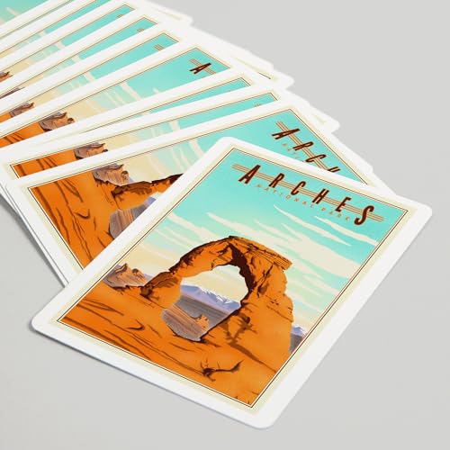 Baraja de Poker Lantern Press Arches National Park 52 cartas miniatura 5