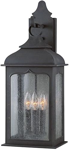 Troy Lighting, Henry Street - Faroles de pared para exteriores con tres luces