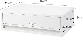 Amazon｜無印良品 ポリプロピレン 小物収納ケース ワイド 中 ホワイト