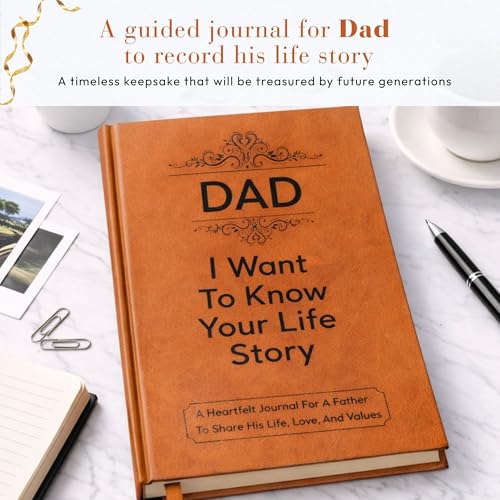 Best Fathers Day Gift for Dad and Mom from Daughter Son - Parents I Want to Know Your Life Story Journal (Hardcover): Gifts for mom and dad – Perfect for Birthday, Thanksgiving Day, Mothers Day & Fathers Day & Christmas by XKFCFC - Image 8