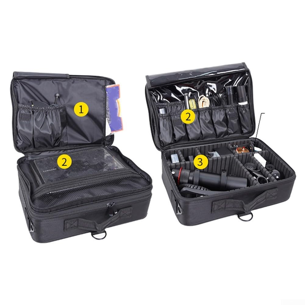 Borsa portaoggetti per telescopio astronomico, borsa per il trasporto telescopico in tessuto Oxford, custodia per oculare con divisori rimovibili, organizer portatile per caccia e campeggio