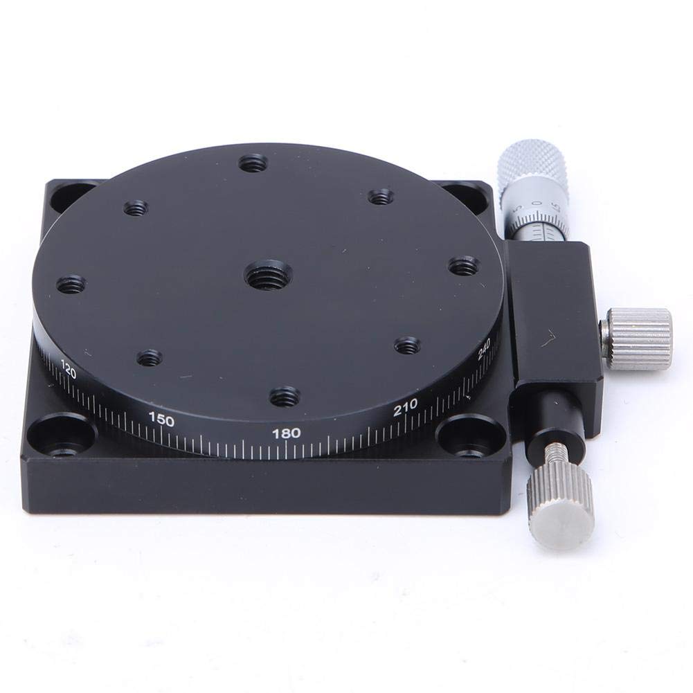 Lineartisch-Trimmplattform RS90-L, Präzise optische Feineinstellung der Verdrängungsplattform, Trimmplattform Manueller Lineartisch-Lagertuning-Schiebetisch φ60mm