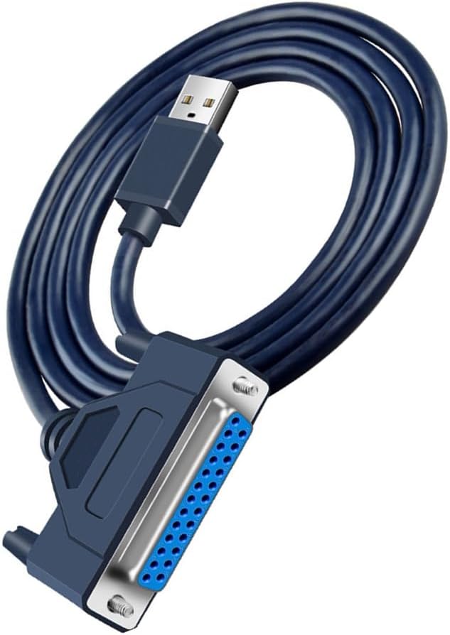 USB 2.0 to 25Pin DB25 Parallel Port Cable 1248 25pin Parallel Printer