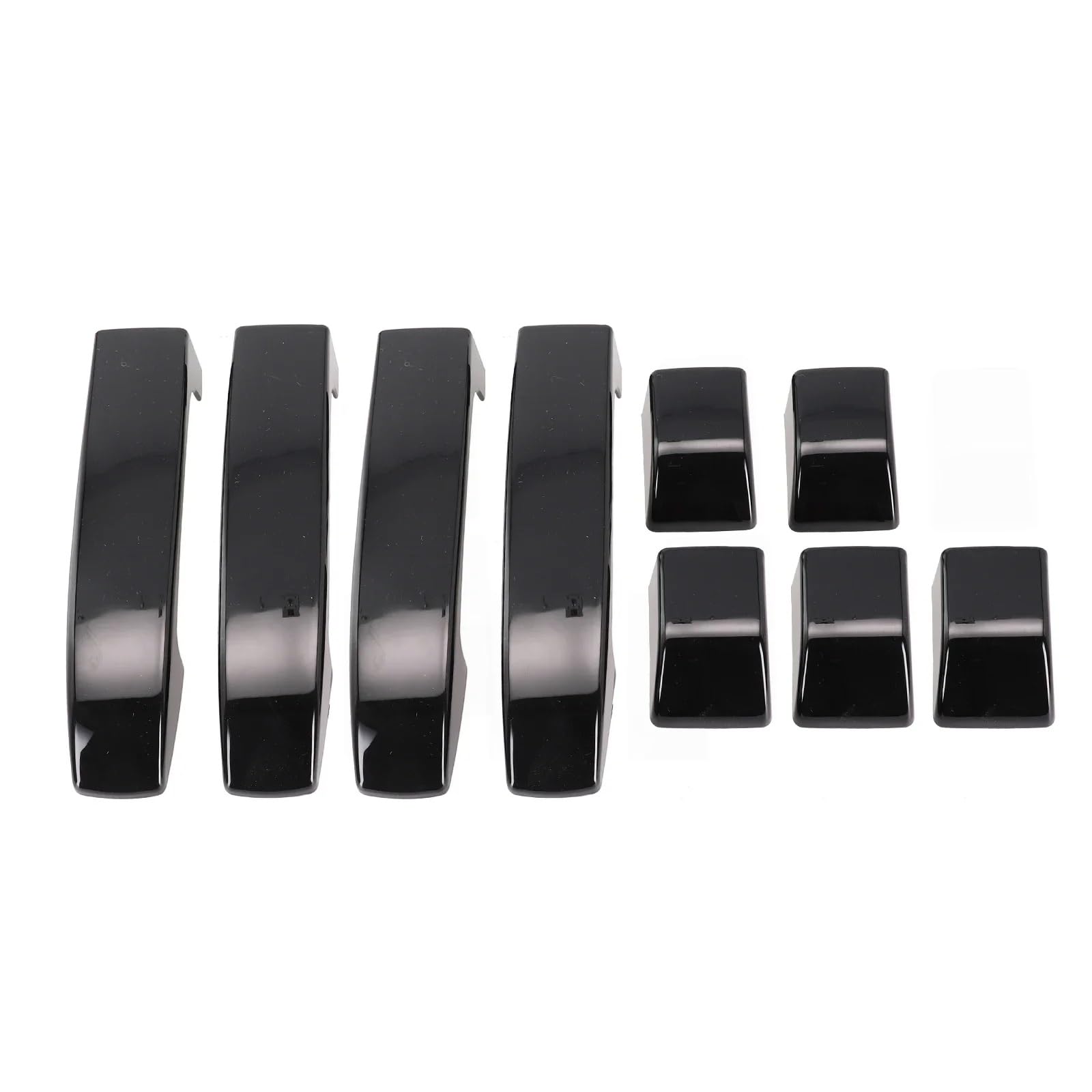 CFAYRLMS Door Pull Cover Compatible with Rover for Range for L322 2002 2003 2004 2005-2012 Door Handle Covers 9PCS Door Handles with Glossy Black