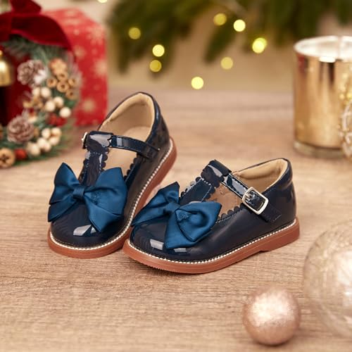 Image of Otter MOMO Toddler /Little Girls Mary Jane Slip-on School Uniform Party Dress Shoes