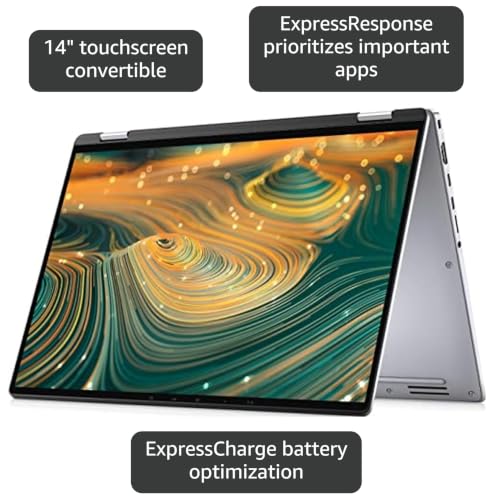 Image of Dell Latitude 9000 9420 14 inch Touchscreen Convertible 2 in 1 Notebook - QHD+ - 2560 x 1600 - Intel Core i7 11th Gen i7-1185G7 Quad-core (4 Core) 3 GHz - 16 GB Total RAM - 256 GB SSD - Titan Gray
