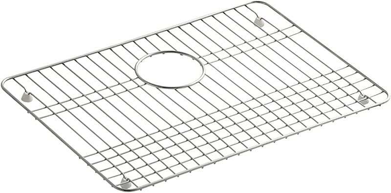 KOHLER K-3192-ST - Estante para fregadero para fregadero Ballad y fregaderos de cocina seleccionados de tonos y hierro/tonos, acero inoxidable