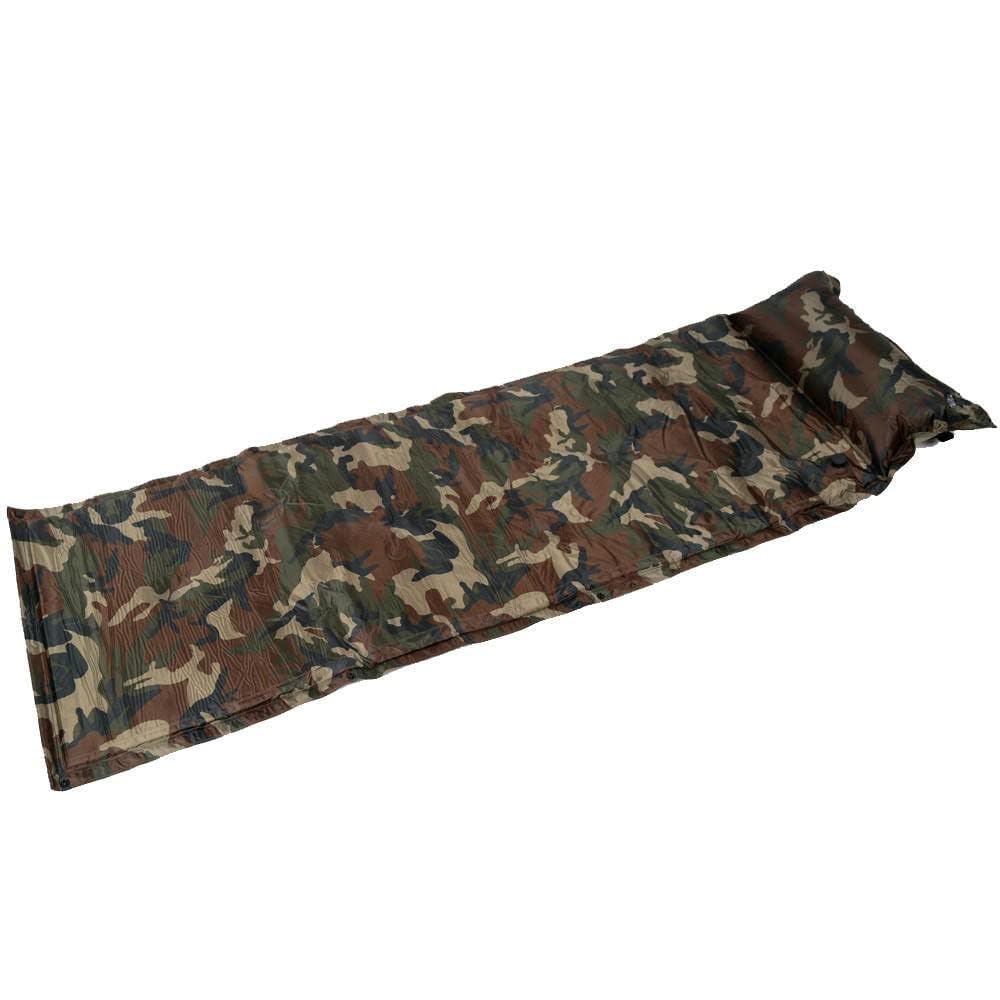IRIS Split Joint Camping Mattress – Military-Style Self-Inflating Sleeping Pad with Built-in Pillow for Outdoor, Hiking, & Adventure Camping-image-35