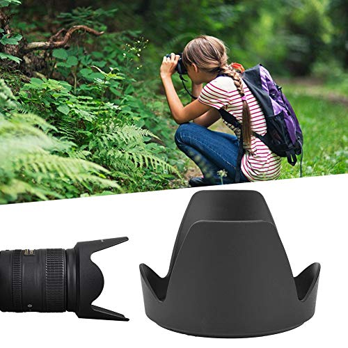 VBESTLIFE Camera Lens Hoods, HB-50 Quality ABS Lens Hood Shade for Nikon AF-S 28-300mm F3.5-5.6G ED VR, and 18-300mm lens - Image 4