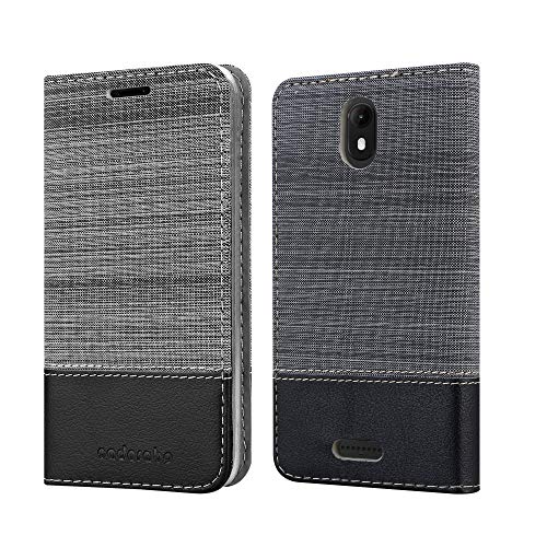 Cadorabo Custodia Libro per WIKO VIEW GO in GRIGIO...