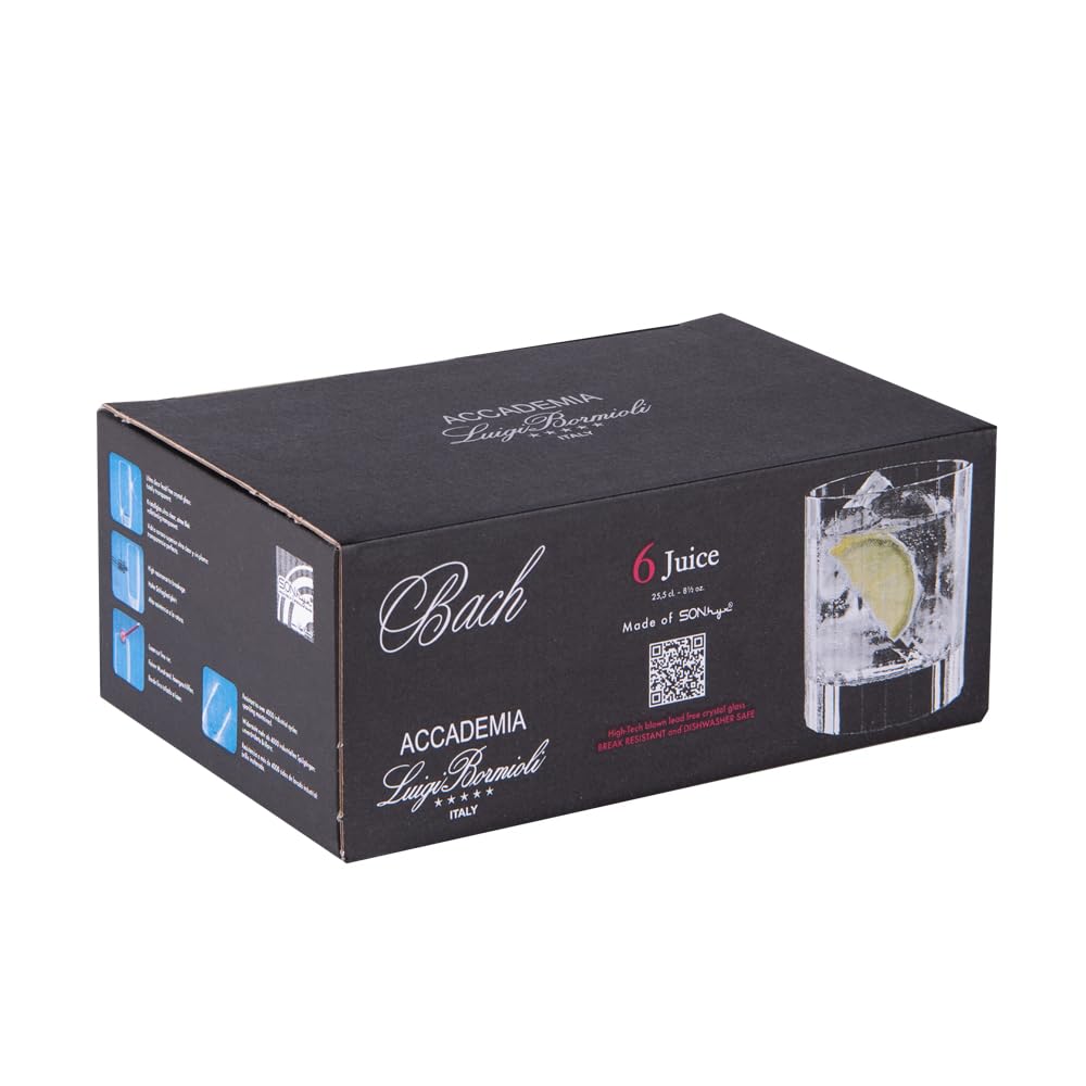Bormioli Luigi - Gobelet Bach 25,5 cl (lot de 6)