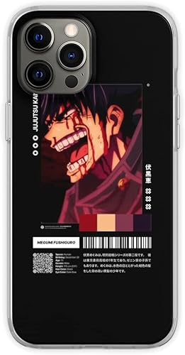 Pure Clear Megumi Jujutsu Fushiguro Kaisen - Funda para todos los iPhone 12, 13, 11 Pro Xs Xr 8, 7, 6S Plus Max Samsung Galaxy Note S9, S10, S20