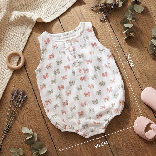 Image of The White Cradle Muslin Jhabla for Newborn Baby, Organic Cotton Vest