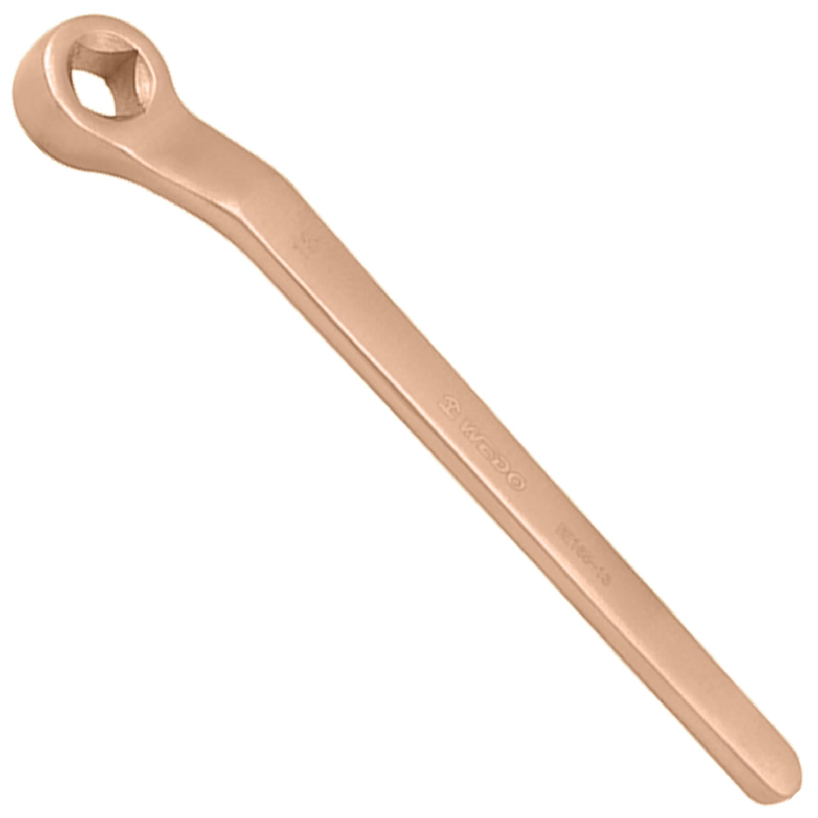 WEDO Non-Sparking Valve Square Driver Wrench 30 Degree, Spark-free Safety Spanner,Beryllium Copper,DIN Standard, BAM & FM Certificate,0.55 * 9.84 inch Imperial,14 * 250mm Metric