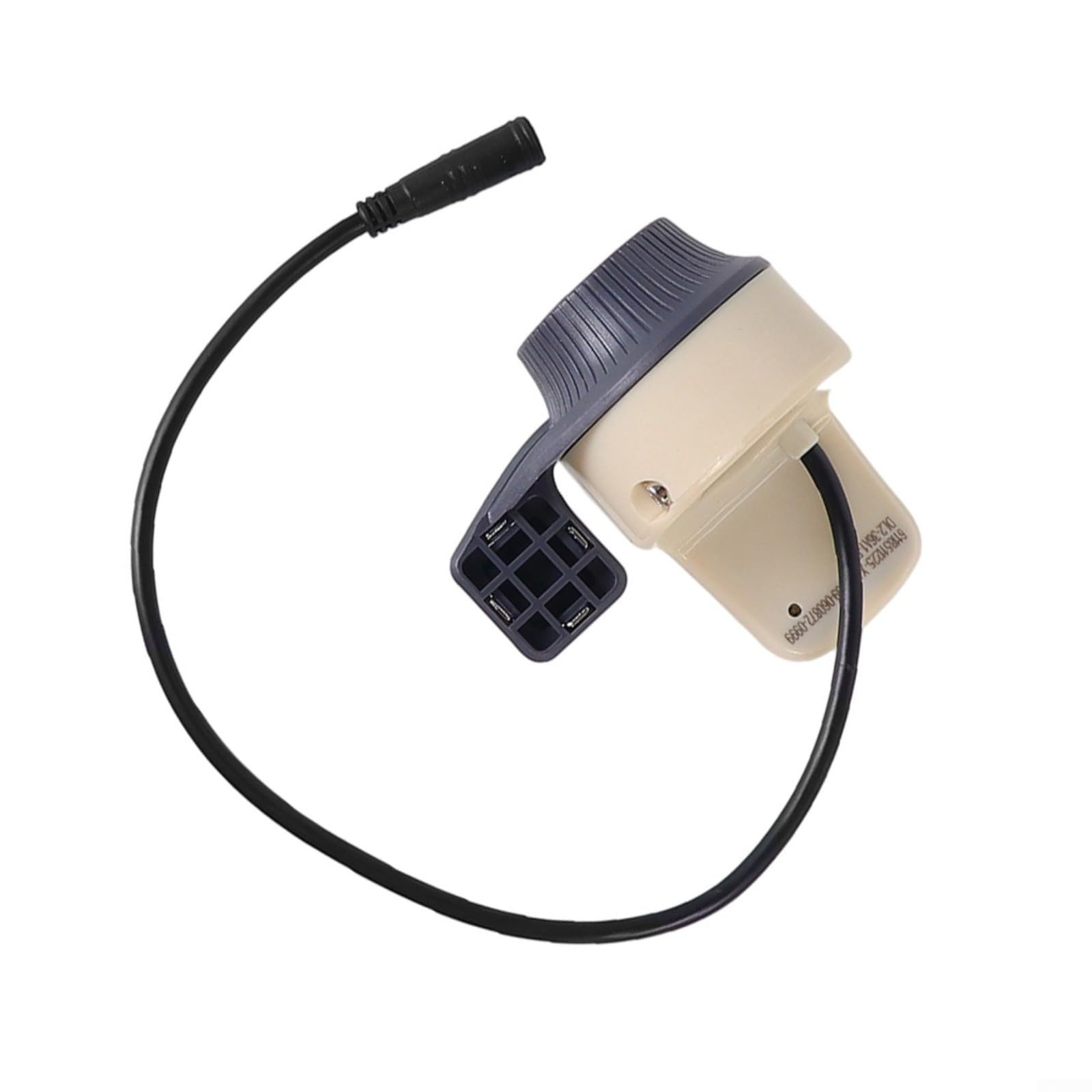 Acelerador de tablero con pantalla LCD para scooter eléctrico INOKIM LIGHT 2, conjunto de medidor de acelerador de plástico, pieza de control ligera resistente al desgaste (blanco)