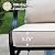 MIXPATIO Patio Furniture Set 5 pcs, Outdoor Patio Furniture, 3-Seat Sofa, 2 Single Chairs, 2 Ottomans and 5.75" Extra Thick Cushion, Patio Conversation Set for Garden Backyard Deck,Beige