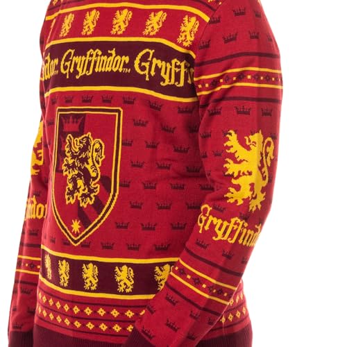 Harry Potter Sweater Men's Hogwarts House Crests Logo - Image 4