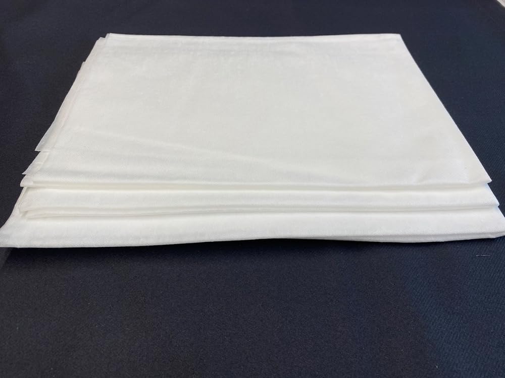 Mank Massageliegenauflagen waschbar aus PP Vlies Weiß, 75 x 200 cm, ca. 200x waschbar, 10 Stück, Liegenauflage für Massage oder Behandlungsliegen Praxis Auflagen