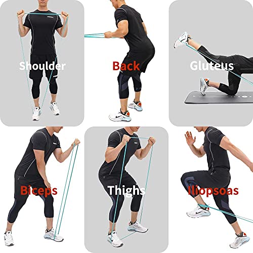 Proiron Pull Up Bands- Resistance Bands For Working Out, Assisted Pull-Ups, Stretching, Powerlifting, Physical Therapy, Men & Women- Single Unit Green 15-30Lb #TOP4