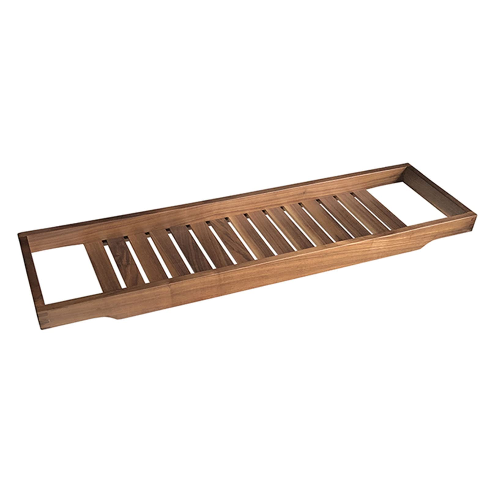 MYUYEE Bamboo Bathtub Caddy Tray Wooden Bath Tray For Tub Extendable Bathtub Caddy Organizer For Luxury Spa Wooden Bath Tub Shelf Tub (Walnut Color-70X22Cm)