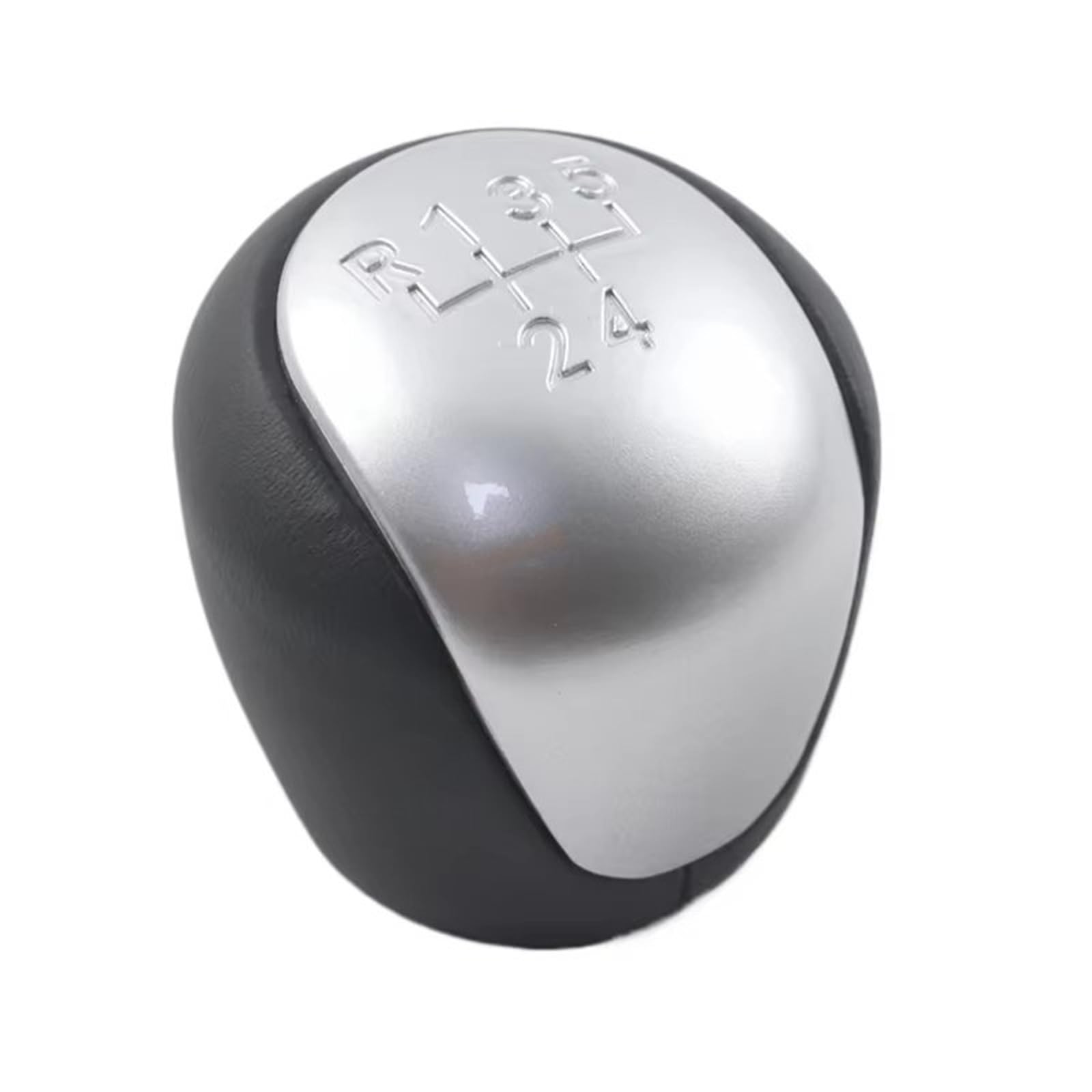 Kedfbts Silver Gear Shifter Compatible With Hyundai For Elantra For I30 5 For Speed Car Shift Gear Knob Manual Shifter Lever Manual Shifter Gear Shift Knob(Silver)
