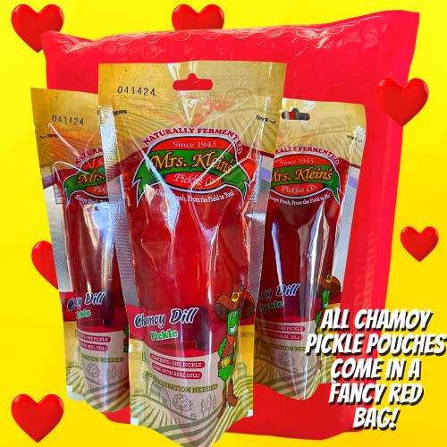 Chamoy Pickles Single Pickles In A PouchDill pickle in chamoyFrom the
