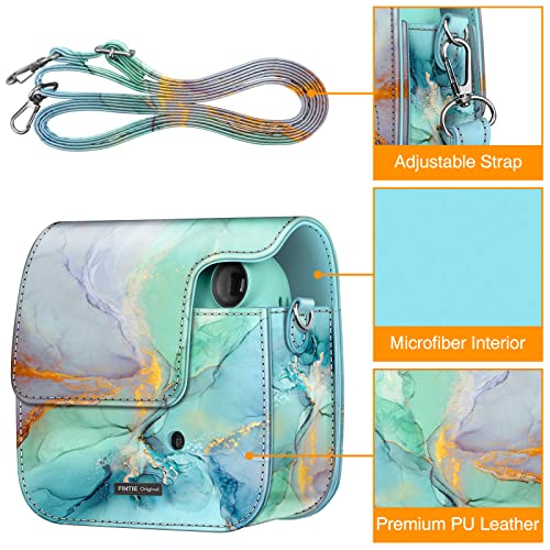 Funda protectora para Fujifilm Instax Mini 7+ en cuero vegano miniatura 3
