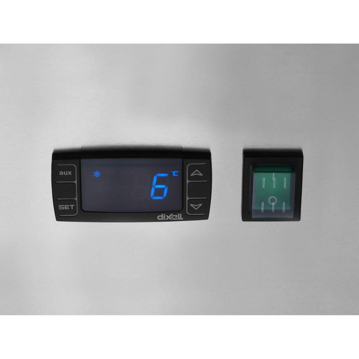 ZORRO - Kühltisch ZS 901 2D - 1 Tür - 2 Schubladen - Gastro Saladette mit Arbeitsfläche - R600A - Digitales Thermostat