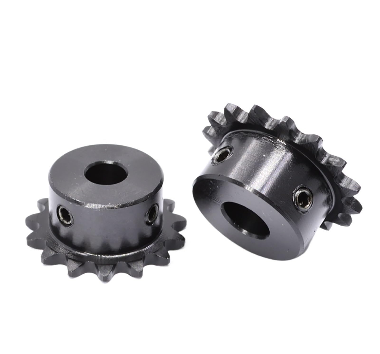 Bevel Gear Pinion Hardware Mechanical 1pcs 10-23 Tooth 04C Chain Gear Steel 6mm Bore Industrial Sprocket Wheel Motor Chain Drive Sprocket(16 Teeth)