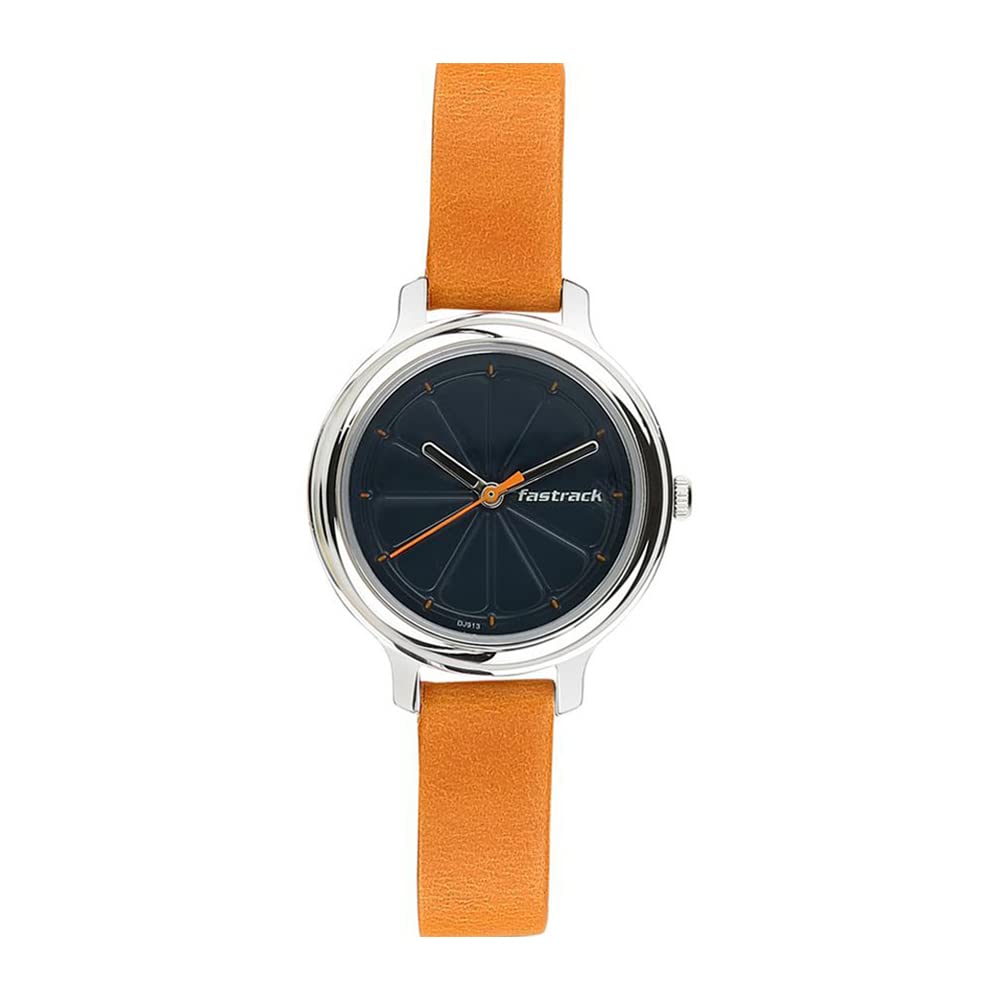 Fastrack Women Leather Tropical Fruits Analog Black Dial Watch-Nn6202Sl01/Np6202Sl01, Band Color-Orange (B07VTDBYWT) Amazon Price History, Amazon Price Tracker