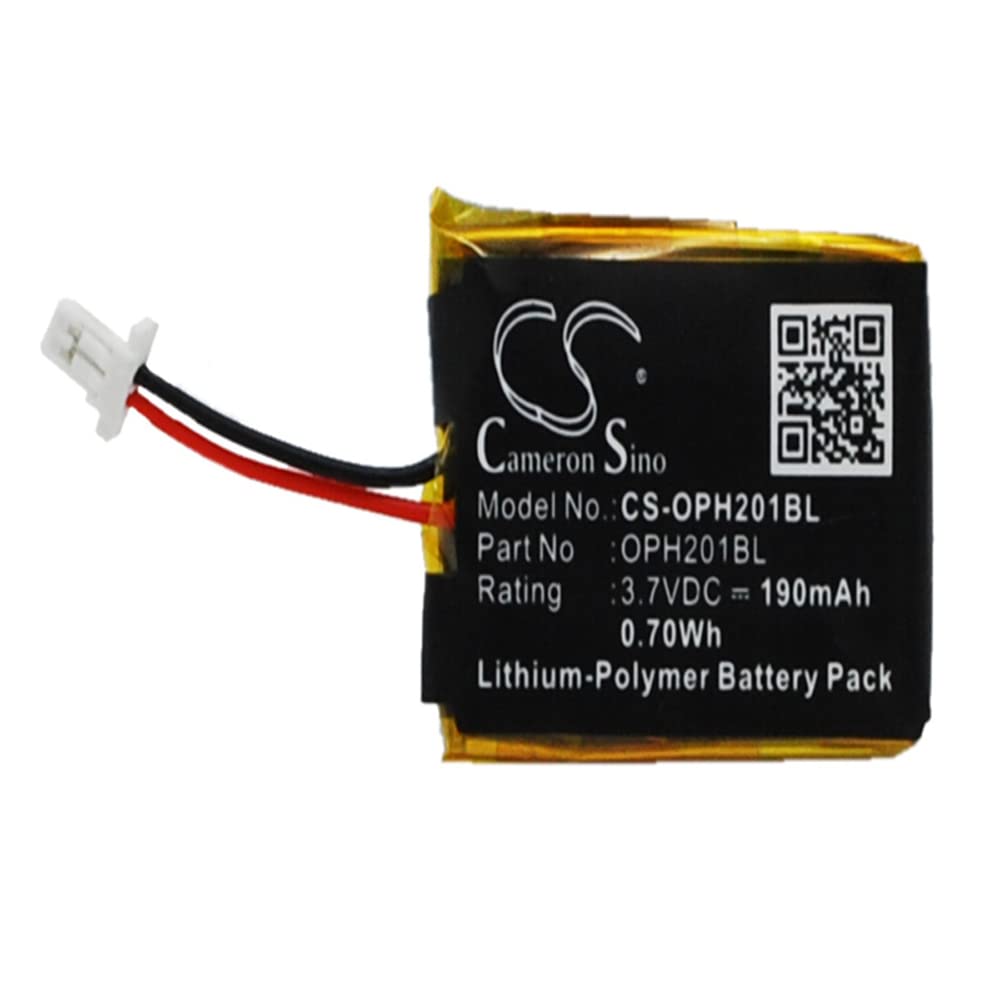 Replacement Battery for Opticon OPN-2000, OPN-2001, OPN-2002, OPN-2004, OPN-2005, OPN-2006 3.7V/190mA
