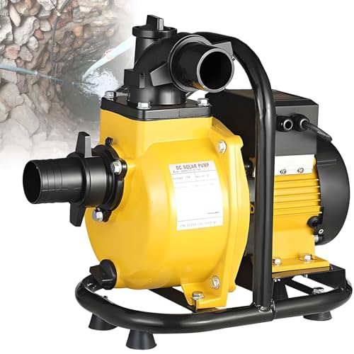 Solar Powered Water Pump for Lake Irrigation and Deep Well, Efficient DC 800W Photovoltaic, for Farm and River Water Pumping Solutions