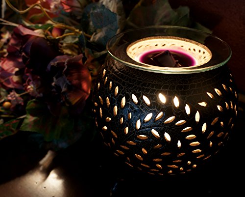 Coo Candles Electric Candle Wax Melt Warmer or Oil Burner Lamp Combo - Jasmine (Brown) - Thumbnail 3