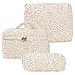 TIAASTAP 3-teiliges Kosmetiktasche Set Make up Bag Aesthetic Stuff Clean Girl Coquette Aesthetic Kosmetiktasche Blumen Kulturtasche Damen Set Kawaii Reise Kosmetiktasche Cute Beauty Bag Damen Set günstig Kaufen-TIAASTAP 3-teiliges Kosmetiktasche Set Make up Bag Aesthetic Stuff Clean Girl Coquette Aesthetic Kosmetiktasche Blumen Kulturtasche Damen Set Kawaii Reise Kosmetiktasche Cute Beauty Bag