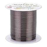 BENECREAT 20 Gauge 32 Yards Jewelry Beading Wire Tarnish Resistant Copper Wire for Beading Wrapping and Other Jewelry Craft Making, Gunmetal