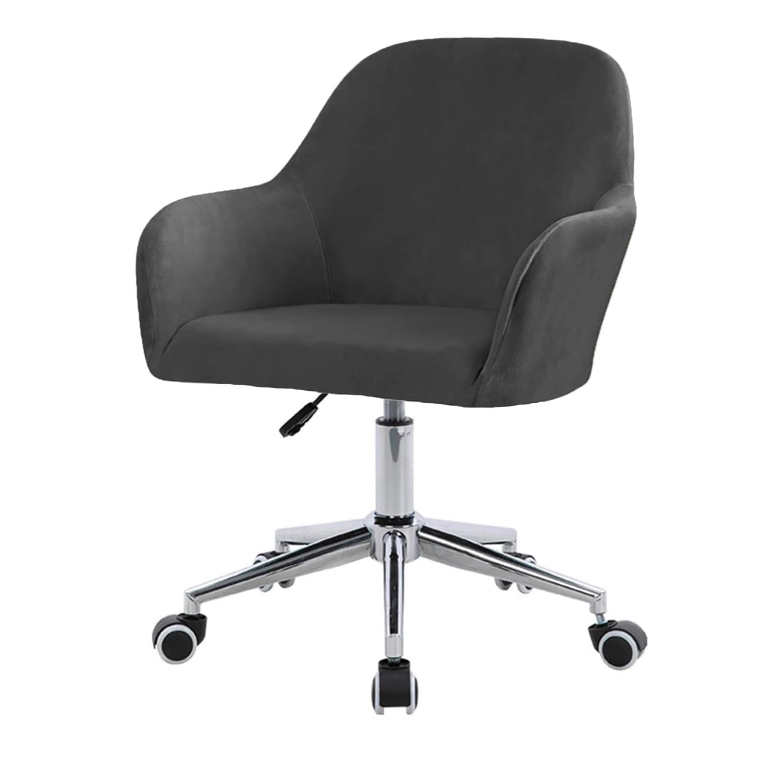 Velvet Office Chair Slipcover with Arms,Cover Chair For Vanity,Modern Office Computer Chair Protector,Stretch Wingback Dining Chair Cover Protector for Home Kitchen Living Room