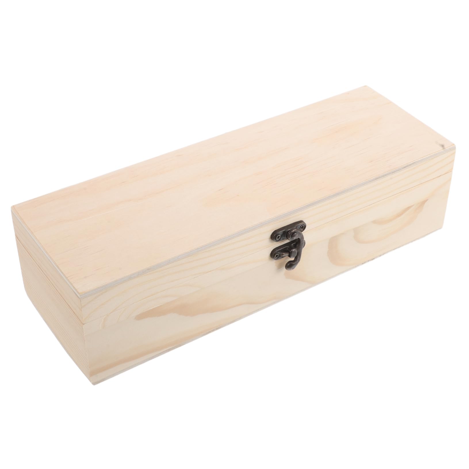 GALPADA Vintage Wood Grain Jewelry Box 4 Compartment Sugar Packet Storage Tea Bag Holder Decorative Lid Multi-purpose Organizer for Kitchen