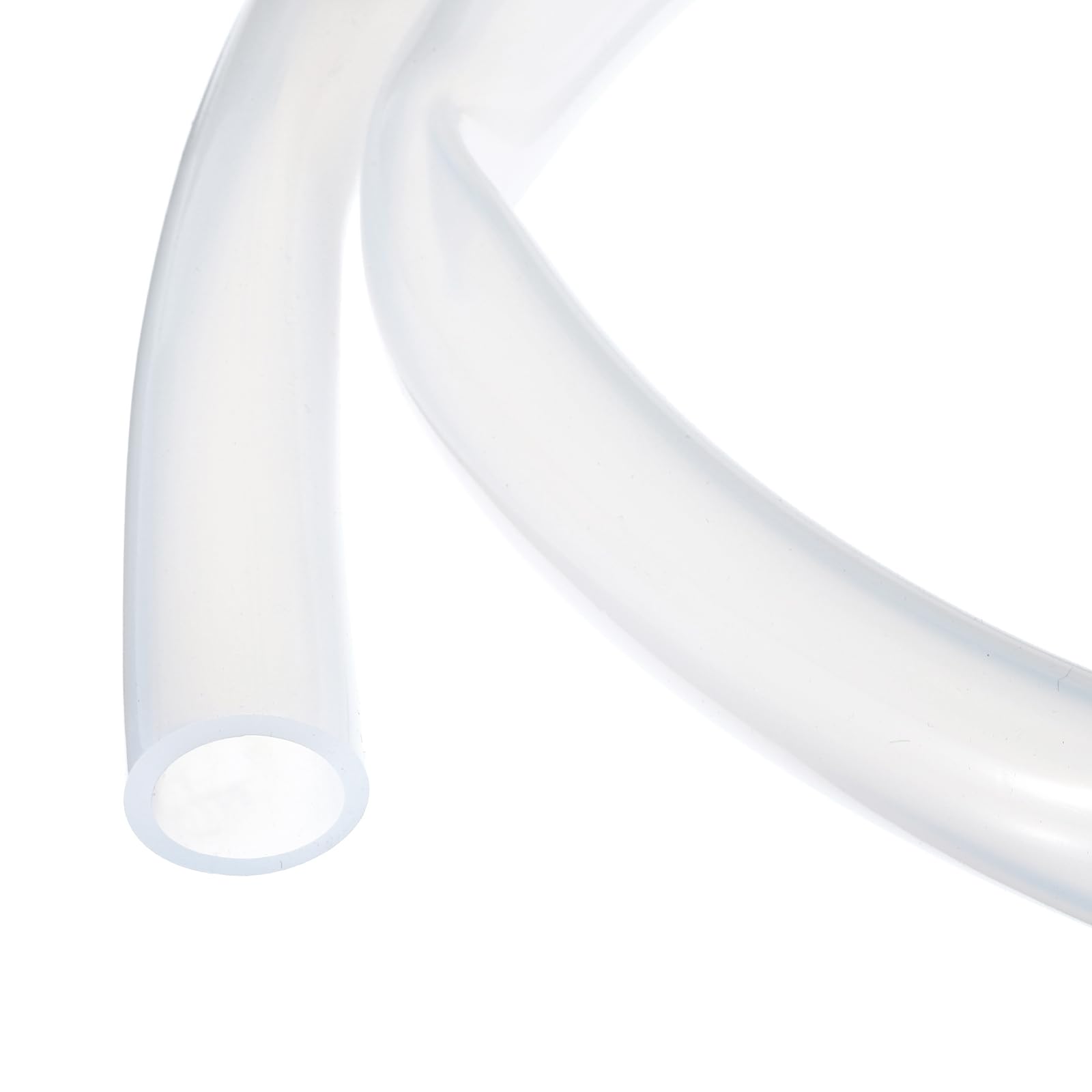 3.3ft 25/32" ID x 1" OD Silicone Tubing Clear 20mm x 26mm Industrial Plastic Tubing Pure Silicone Hoses for Pump Siphoning Draining Irrigation Brewing