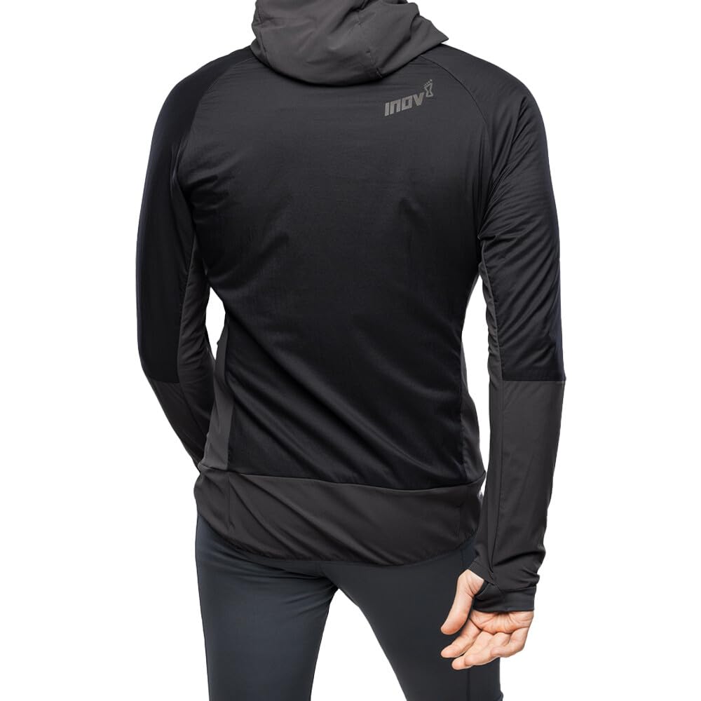 INOV8 Men's Performance Hybrid Running & Hiking Jacket - Black/Graphite - X-Small