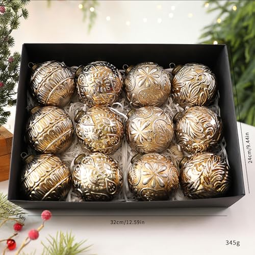 Boules de Noël incassables de 8 cm pour décorer sans risque de casse