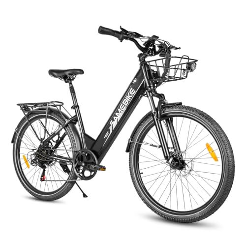 SAMEBIKE rs-a01 pro Elektrofahrrad 26" Fat Tire E-Fahrrad,540WH Akku,Max.Reichweite bis zu 40-120km, Off-Road Mountainbike mit Gemüsekorb,City EBike Herren Damen